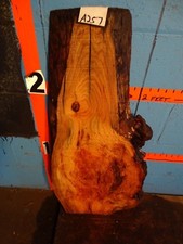 A257 1 1/4" THICK cherry burl live edge slab table shelf crafts bench
