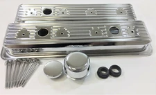 1987-00 SB Chevy Vortec GMC 305 5.0L 350 5.7L Valve Covers Center Bolt Chrome