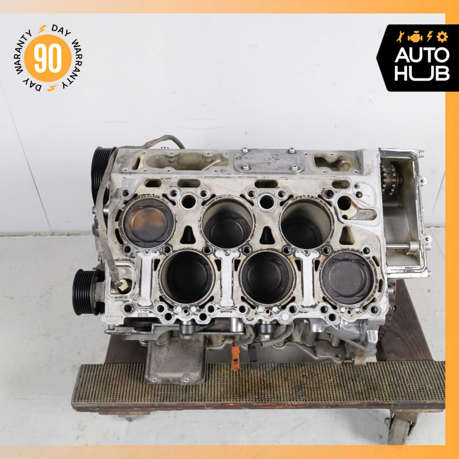 03-13 Bentley Continental GT Flying Spur 6.0L Engine Motor Block FOR PARTS ONLY
