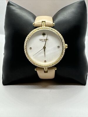 Kate Spade New York Eldridge KSW1013 Women\'s Leather Analog Dial Watch JNA153 Amazon.com: kate spade new york Women main image 3