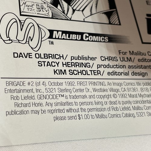 Brigade Vol. 1 #2 Oct (1992) Appearing in "Eve of Destruction" 1st. Printing - Picture 11 of 13
