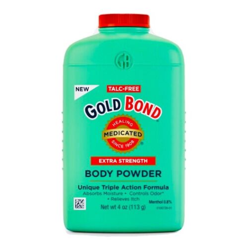 Gold Bond Extra Strength Medicated Body Powder with TALC Original Formula 4 oz.