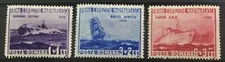 Romania B66 - B68 Mint NH 1936 Marine Exhib - ships - Semi Postal Set