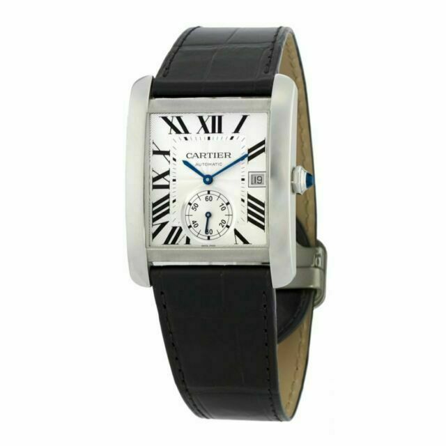 cartier mens tank watch
