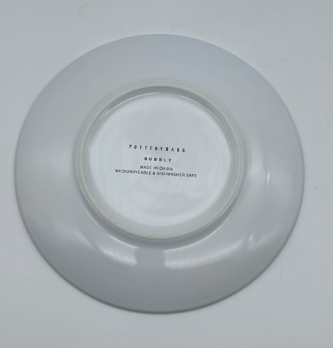 POTTERY BARN BUBBLY Cocktail Plates 8.25” Original Box Set of 4 Vintage - Picture 13 of 15