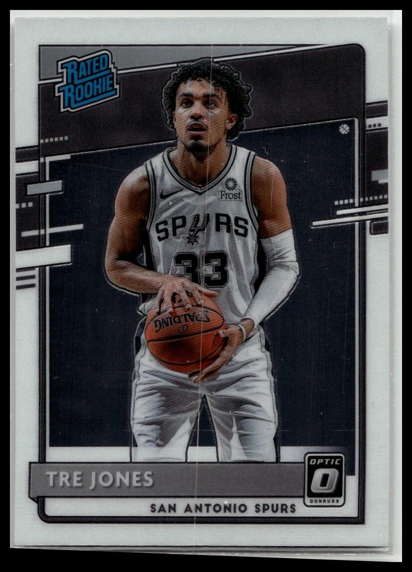 2020-21 Donruss Optic #188 Tre Jones Rated Rookie