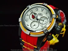Invicta 52mm Bolt Zeus NFL OFFICIAL ARIZONA CARDINALS z60 Chrono Strap Watch