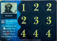 Wizkids Pirates CSG of Davy Jones' Curse 115 Musketeer (The Cursed) Unpunched