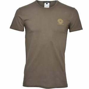 Versace emblématique à encolure ras-du-Cou Tee-shirt Homme blanc Versace emblématique à encolure ras-du-Cou Tee-shirt Homme blanc