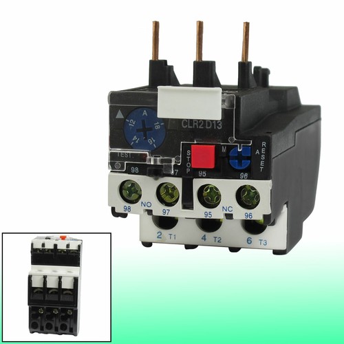 Lr2 13 18a 12 18a 3 Phase 1no 1nc Electric Thermal Overload Relay Ebay