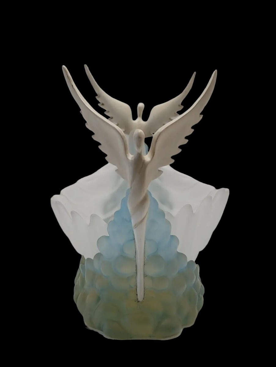 Steven Lavaggi Angel of Reconciliation Frosted Art Glass Jewelry