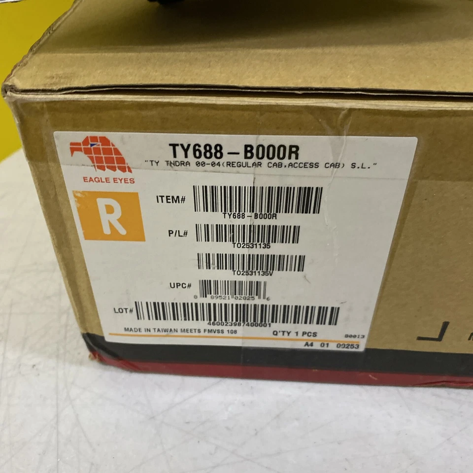 EAGLE EYES FRONT INDICATOR LIGHT TURN SIGNAL R & L FOR 00-04 TOYOTA TUNDRA - Image 4 of 4