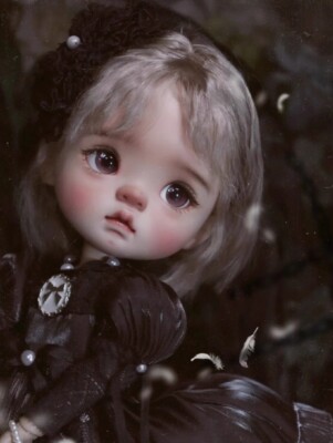 1/6 BJD Doll Handmade Resin DIY YuanBao Normal Color 9-Free Face Make UP+Eyes