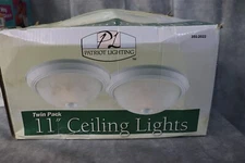 Patriot Lighting Twin Pack 4.5"X11" Ceiling Lights 351-2022 New Open Box