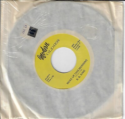 B.B. KING WOKE UP THIS MORNING/BAD CASE OF LOVE 45RPM VINYL