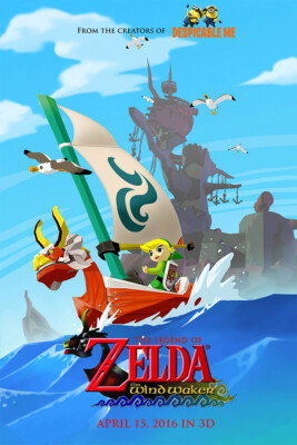 The Legend of Zelda The Wind Waker (2016) Movie Art Wall - POSTER