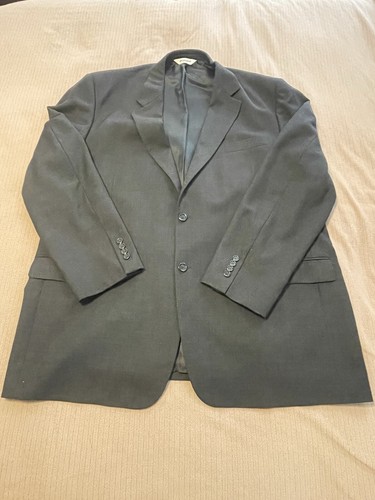 Pronto Uomo Italy Grigio 100% Lana Uomo Giacca Pantalone Tuta 47x29 Giacca 57 - Foto 2 di 16