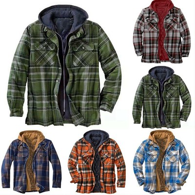 flannel lined men's jacket