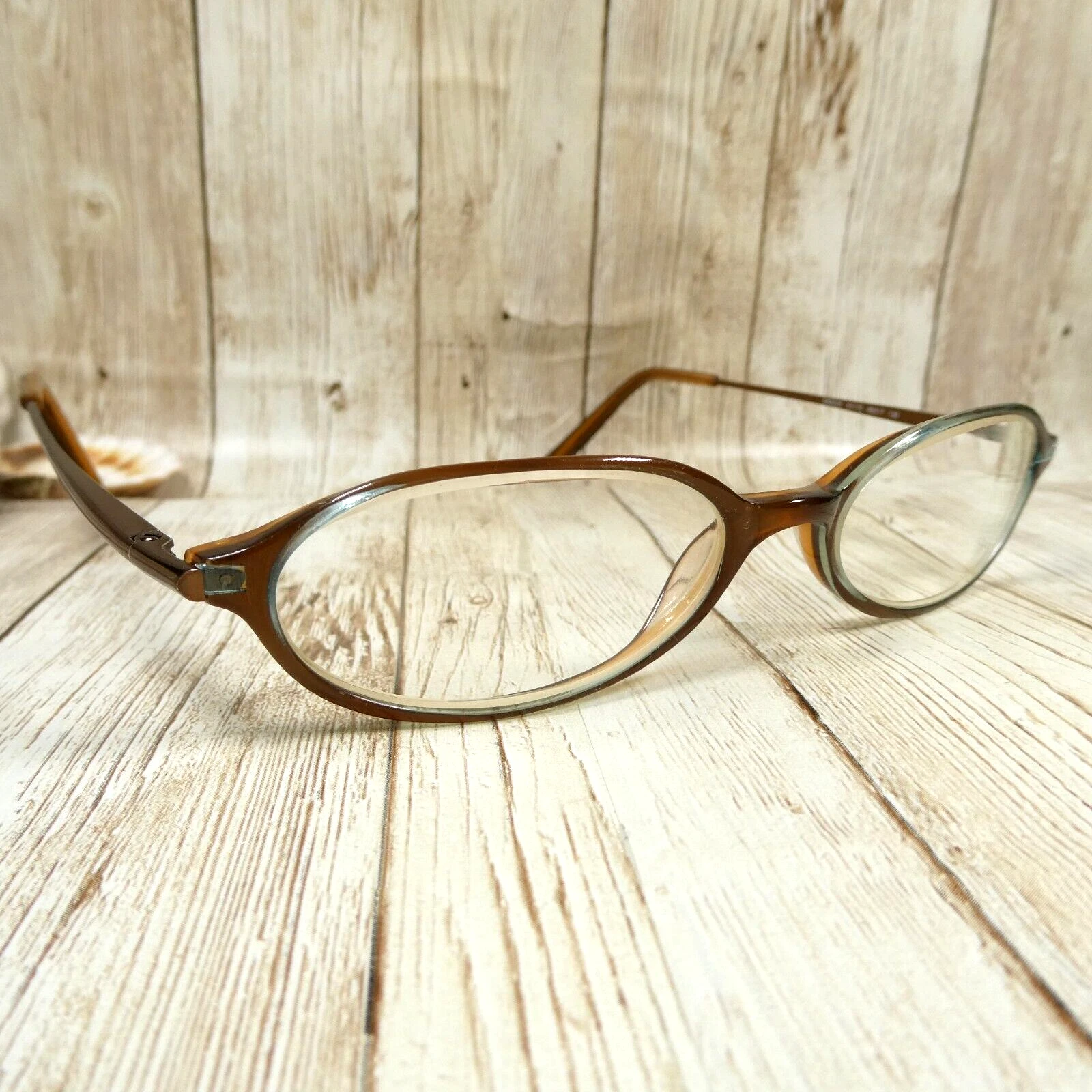 Anne Klein Womens Brown Aqua Oval Eyeglasses FRAMES   AK8026 K5170 48 17 135