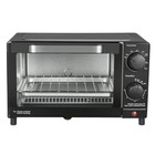 Mainstays Toaster Oven 4-Slice – New, Black w/ Bake Rack & Pan