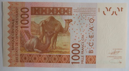 West African States (Senegal) · 2003 (2023) · 1000 francs · P-715Kv · UNC - Picture 2 of 4