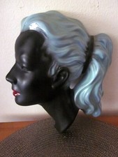 Wall Mask Girls Ponytail Rockabilly Cortendorf Design Albert Strunz 1950s
