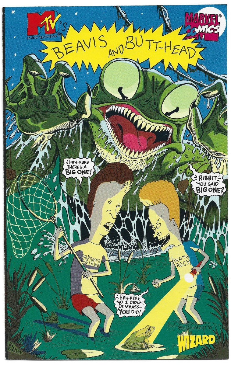 Wizard BEAVIS AND BUTT-HEAD Ashcan (1995) Mike Judge Rick Parker