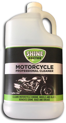 Shine Dr. Motorcycle Cleaner 128 oz UV Protection Cleans Chrome, Wheels & Glass 
