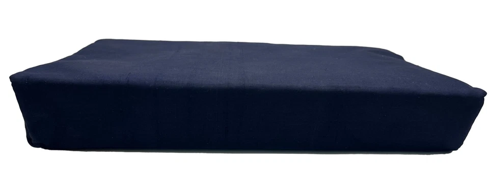 Cartera sin asas a presión sobre frontal con lazo azul de lino Rockabilly años 60 Foto 3 de 4