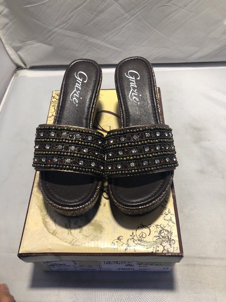 Женские босоножки Grazie Kehei Bronze размер 6.5