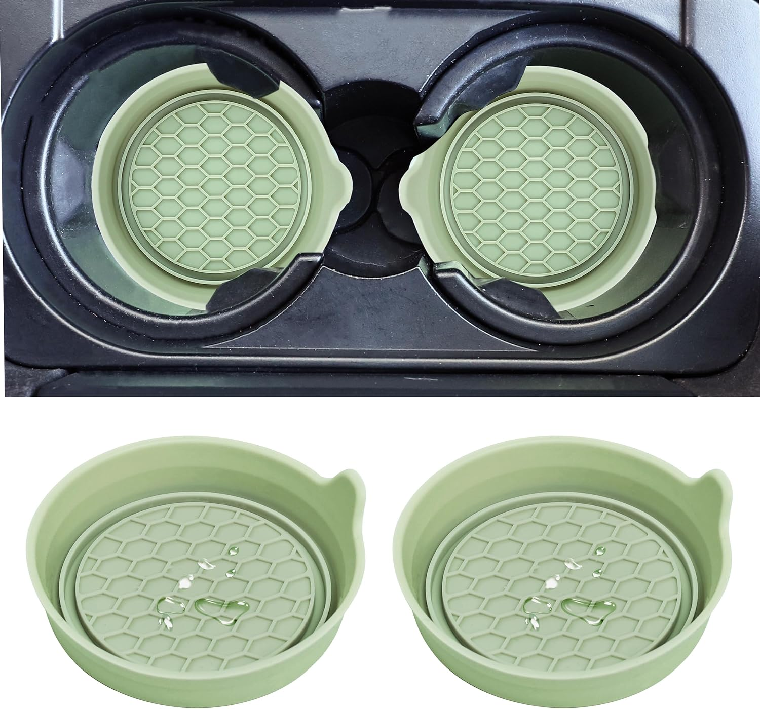 Car Cup Coaster Universal Automotive Waterproof Non-Slip Cup Holders Sift-Proof