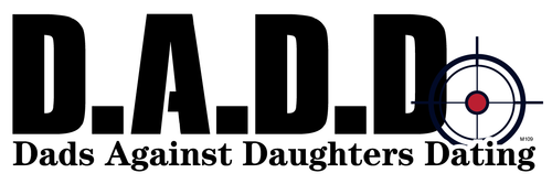 D.A.D.D., Dads Against Daughters Dating, Funny Vinyl Bumper Sticker Decal M109 - 第 1/1 張圖片
