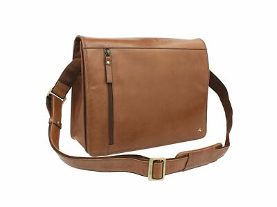 Visconti Merlin Collection CARTER Leather A4 Laptop Messenger