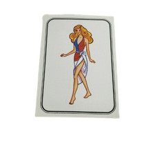 VINTAGE 1983 MATTEL FIGURINE PANINI BARBIE ALBUM STICKER NOS NEW OLD STOCK  45