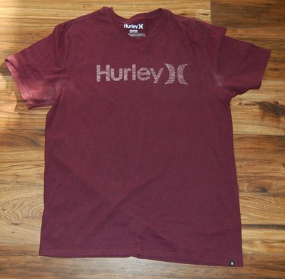 HURLEY LOGO Graphic Short Sleeve Maroon 