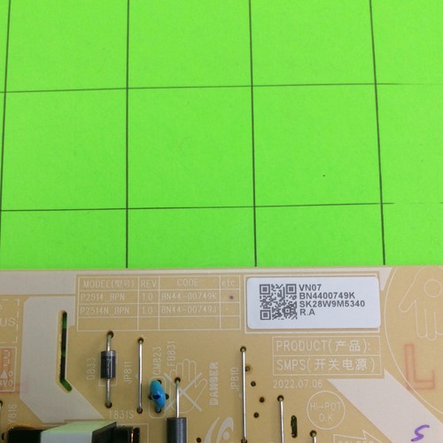 Samsung F27T450FQN Monitor Main Power Board P2514_BPN BN44-00749K - 第 2/5 張圖片