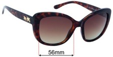 SFx Replacement Sunglass Lenses fits Coach HC8210 - 56mm Wide