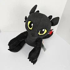 Build A Bear How To Train Your Dragon Toothless Black Plush BAB Stuffed Animal