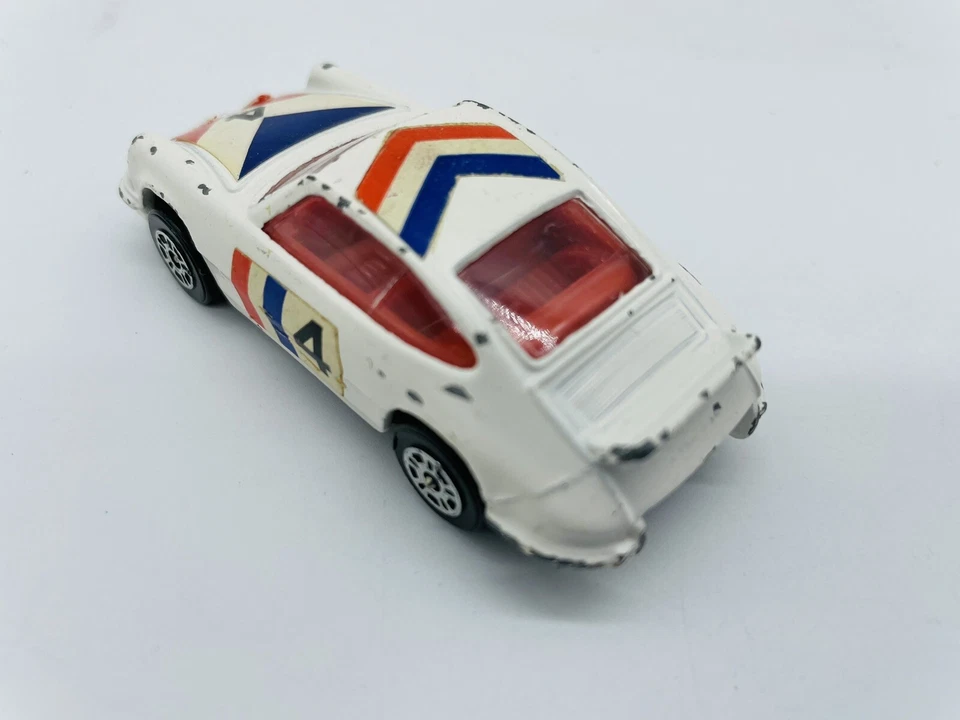 Vintage 1973 Corgi Junior 1:64 White #4 Porsche Carrera Sports Car  - Image 3 of 4