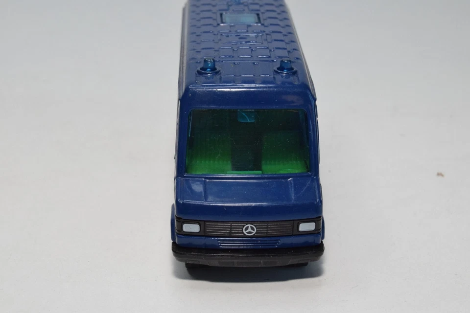 B67 1:55 SIKU 2012 MERCEDES-BENZ 809D VAN BUS RIJKPOLITIE POLIZIA OLANDESE EC... - Immagine 3 di 4