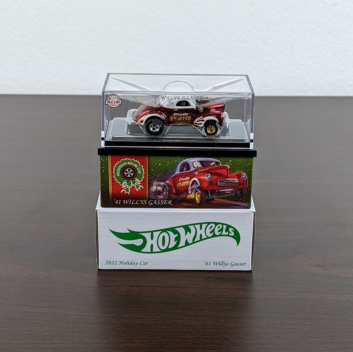 ‘41 WILLYS GASSER レッドラインクラブ RLC ホットウィール RLC Exclusive: '41 WILLYS GASSER – ORANGE TRACK DIECAST
