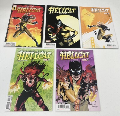 Hellcat 1-5 (Marvel 2023) Full Set Unread 
