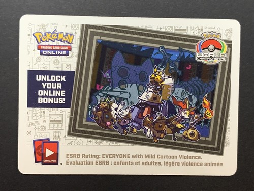 2019 Champions Festival SM231 Code Card PTCGO PTCG Pokemon World Championships