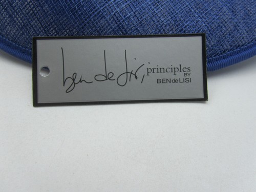 Ben de Lisi At Debenhams Blue Hatinator Hat Bow & Feather Detail BNWT RRP £45 - Picture 8 of 12