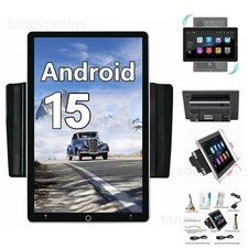 10.1" Pantalla Vertical Rotación Android 15 2Din Coche Radio Estéreo Carplay Navegación GPS
