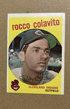 1959 Topps #420 - Rocky Colavito (Free Ship)