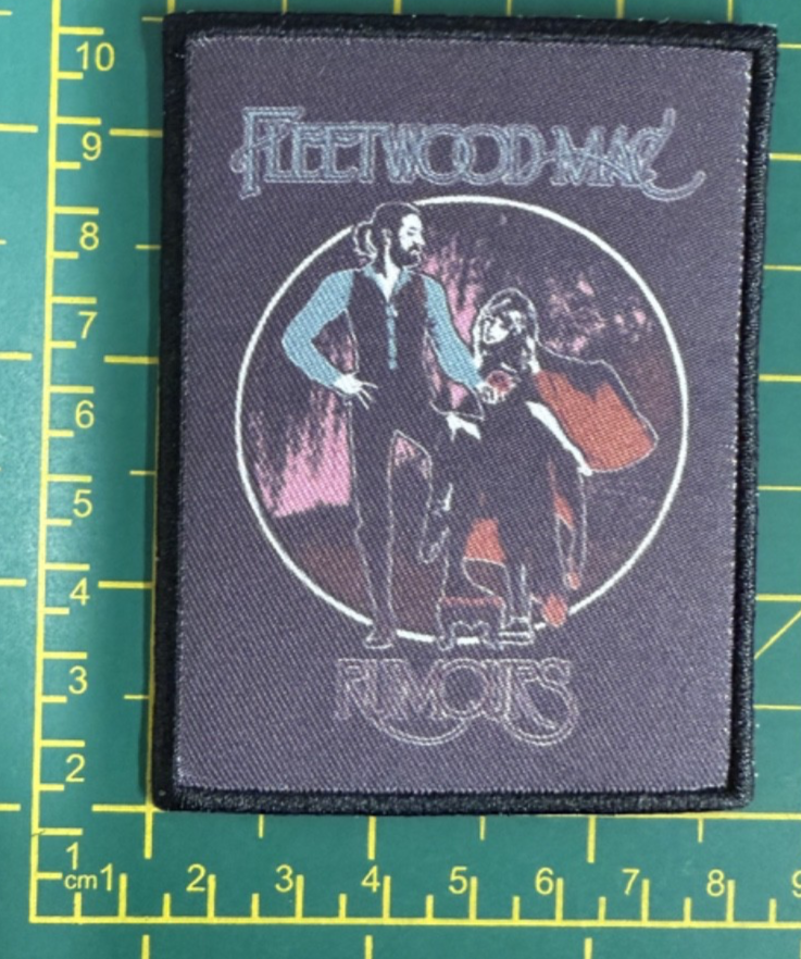 Fleetwood Mac Rumours Printed Sew Or Iron On  Patch Officially Licensed