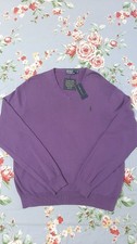 Mens Long Sleeve Cotton Jumper Polo Ralph Lauren Vintage Size XL