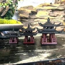 3D Print Chinese Ancient Architectural Model Aquarium Pavilion Building Landscap