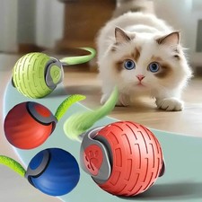 Automatic Rolling Ball Smart Cat Dog Toy Electric Pet Self-moving Kitten lot